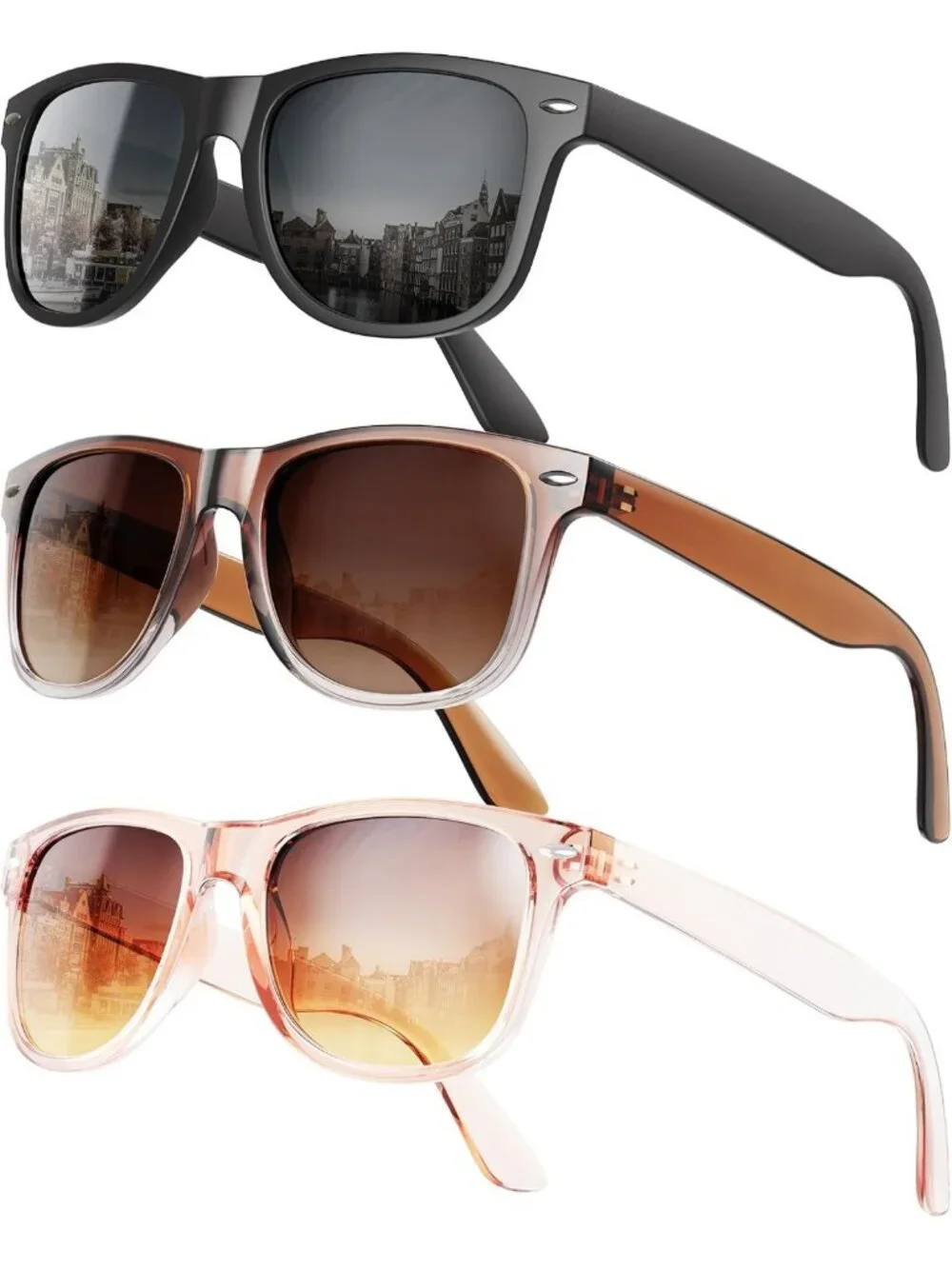 Trendy Polarized Sunglasses for Women - UV400 Protection, Fashionable Sun